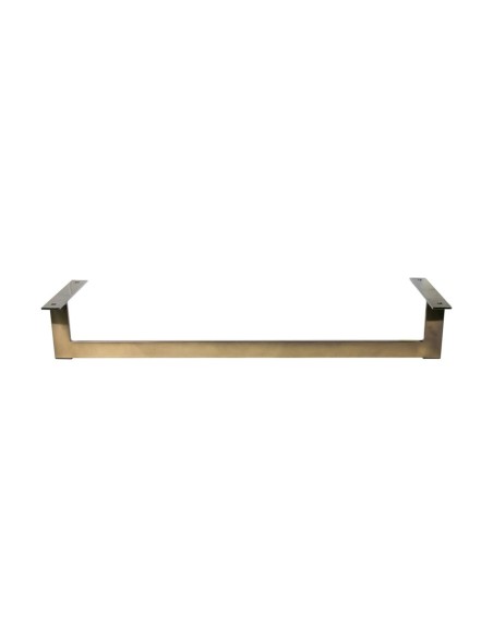 ICE | SET da 2 Slitte in metallo | H.14 - L.88 | Titanio Bronze | Slitta per divani |