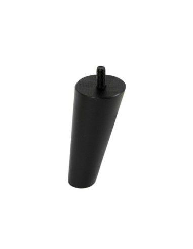 DYLAN | SET of 4 Wooden Legs | Matt Black Color | Height: 12 cm | Sofas and Furniture Wooden Legs