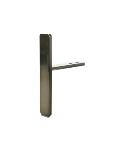 ANDROMEDA | Set of 4 Legs and 16 Screws | Titanium Bronze Finish | H.12+8 cm | Legs for Sofas and Armchairs