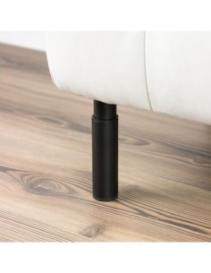 TELESCOPIC H. 12-18 | SET of 4 Feet | Black | 10MA inserted screw | 2