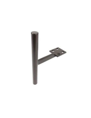 HELSINKI | Set of 4 Legs and 16 Screws | 8019 Finish | H.12,8+10 cm | Legs for Sofas