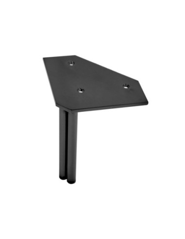 TWINNY DOPPIO | SET da 4 Piedi e 16 viti | Nero | H. 14 | Piedini per divani e poltrone |