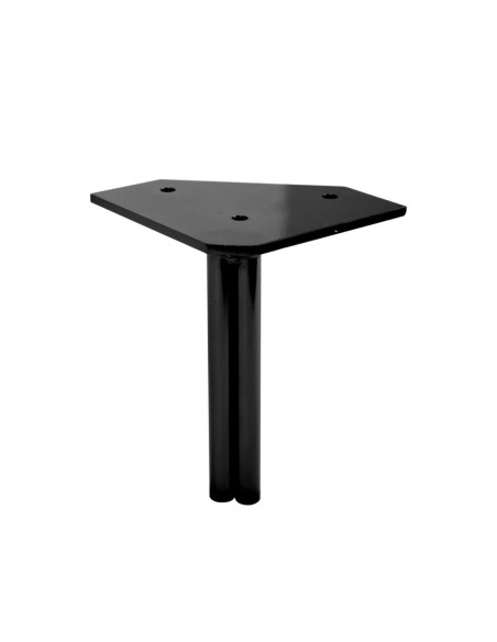 TWINNY DOPPIO | SET da 4 Piedi e 16 viti | Nero | H. 14 | Piedini per divani e poltrone |