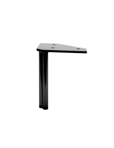 DOUBLE TWINNY | Set of 4 Legs and 16 Screws | Black Finish | H.14 cm | Legs for Sofas and Armchairs