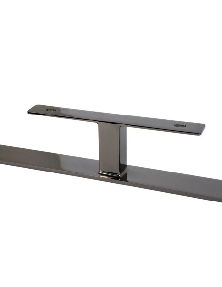 PORTO | Set of 2 Sled Legs | Titanium Dark Finish | H.14 - L.90 cm | Sofas Sleds