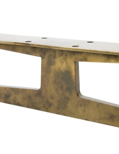 ITALIA | SET da 2 Slitte | Bronzo Nuvolato | H. 17 cm - L. 85 cm | Slitte per divani |