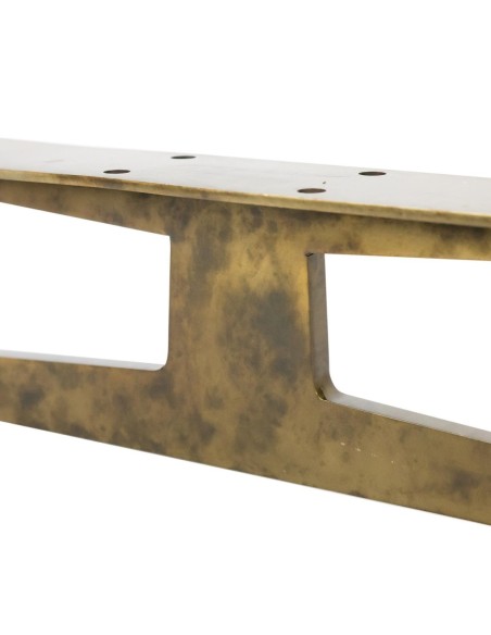 ITALIA | SET da 2 Slitte | Bronzo Nuvolato | H. 17 cm - L. 85 cm | Slitte per divani |