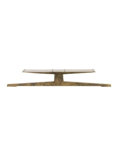 ITALIA | SET da 2 Slitte | Bronzo Nuvolato | H. 17 cm - L. 85 cm | Slitte per divani |