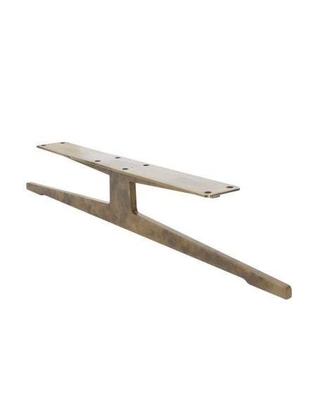 ITALIA | Set of 2 Sled Legs | Mottled Bronze Finish | H.22 cm |Sofas Sleds