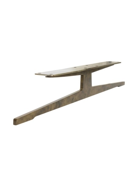 ITALIA | SET da 2 Slitte | Bronzo Nuvolato | H. 17 cm - L. 85 cm | Slitte per divani |
