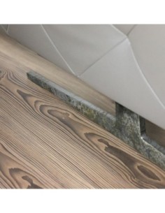 ITALIA | Set of 2 Sled Legs | Mottled Aged Bronze Finish | H.17 L.85 cm |Sofas Sleds 2