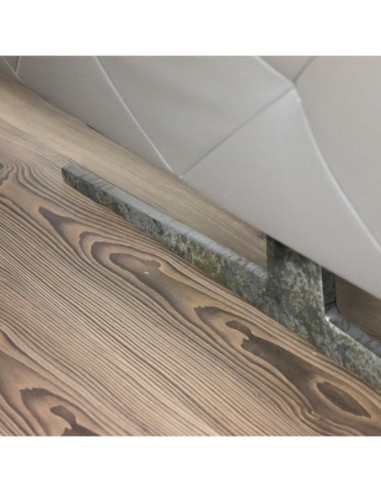 ITALIA | SET da 2 Slitte | Grigio Antico Nuvolato | H.17 - L. 85 cm | Slitta per divani |