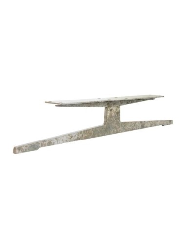 ITALIA | Set of 2 Sled Legs | Mottled Aged Bronze Finish | H.17 L.85 cm |Sofas Sleds