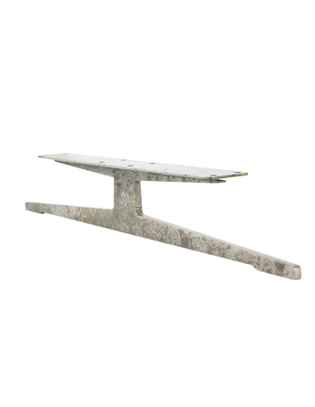 ITALIA | SET da 2 Slitte | Grigio Antico Nuvolato | H.17 - L. 85 cm | Slitta per divani |