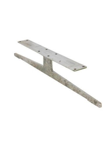 ITALIA | SET da 2 Slitte | Grigio Antico Nuvolato | H.17 - L. 85 cm | Slitta per divani |
