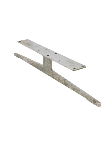 ITALIA | Set of 2 Sled Legs | Mottled Aged Bronze Finish | H.17 L.85 cm |Sofas Sleds