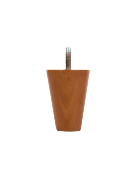 938 CHERRY | SET of 4 Wooden Legs + Pre-Fitted 10MA Threaded Stud | Height: 8 cm | Sofas and Furniture Wooden Legs