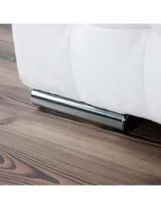 PISTOIA | Set of 4 Legs and 16 Screws | Chrome Finish | D.40 / L.220 cm | Legs for Sofas and Armchairs 2