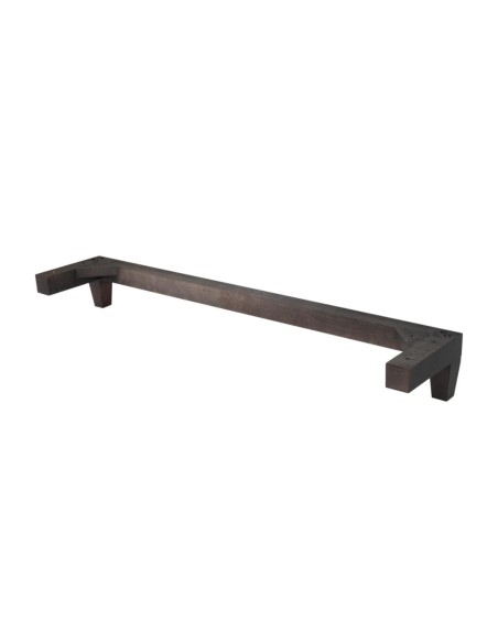 KALLAX | SET 2 Basi in Legno + 12 Viti | Colore Wenghè | Altezza 12,5 cm | Base in Legno per Scaffale