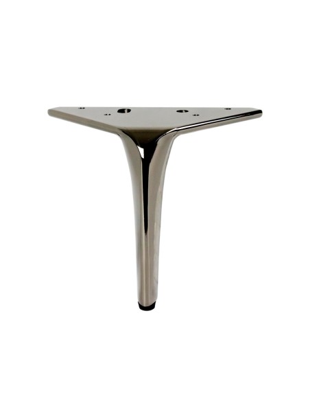HERO| Set of 4 Legs and 16 Screws | Black Nickel Finish | H.13 cm | Legs for Sofas and Armchairs