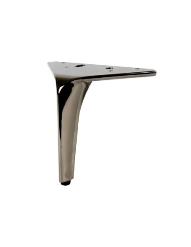 HERO| Set of 4 Legs and 16 Screws | Black Nickel Finish | H.13 cm | Legs for Sofas and Armchairs