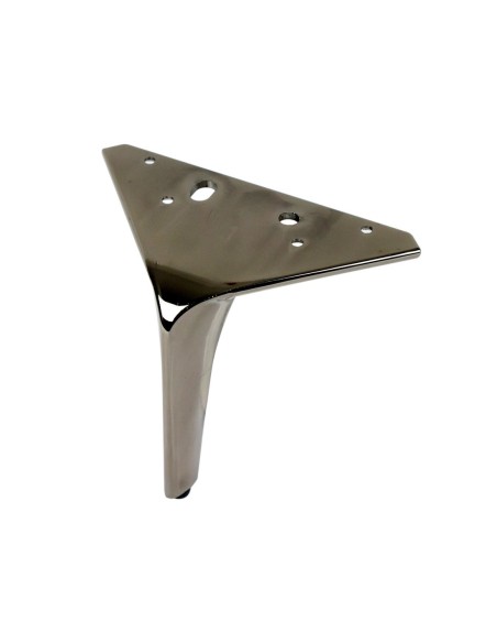 HERO | SET da 4 Piedi e 16 viti | Nickel Nero | H. 13 | Piedini per divani e poltrone |