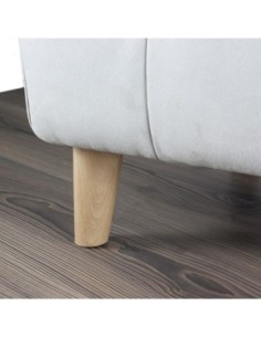 DYLAN | SET 4 Piedi in Legno | Colore Naturale | Altezza 12 cm | Gambe in Legno per divani e mobili 2