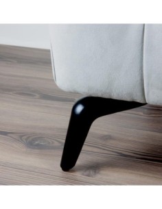 QUEEN | SET da 4 Piedi e 16 viti | Nero Opaco | H. 14 | Piedini per divani e poltrone | 2