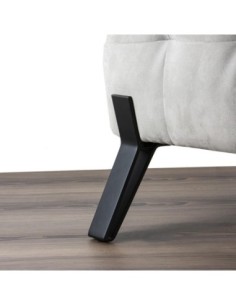 VANITY | Set of 4 Legs and 16 Screws | Matt Black Finish | H.14,5 cm | Legs for Sofas and Armchairs 2