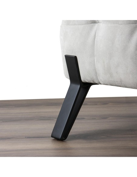 VANITY | Set of 4 Legs and 16 Screws | Matt Black Finish | H.14,5 cm | Legs for Sofas and Armchairs