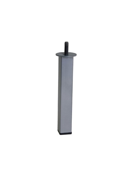 WINDY | SET da 4 Piedi | Silver | H. 20 | viti innestate (10MA) | Piedini per letti e mobili |