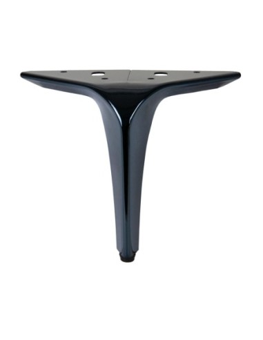 HEKO | SET da 4 Piedi e 16 viti | Nickel Nero | H. 16 | Piedini per divani e poltrone |