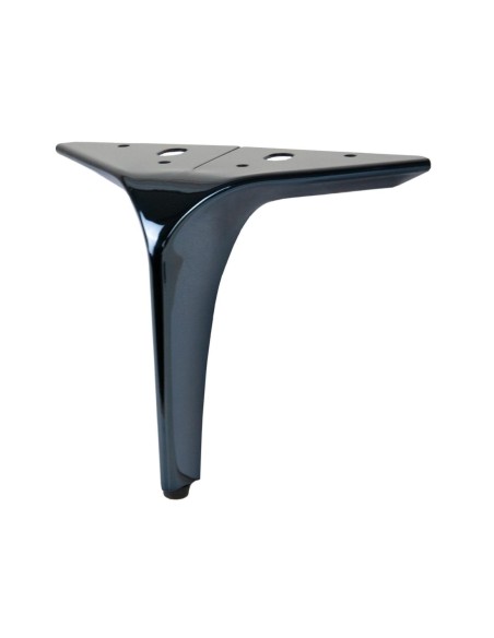 HEKO| Set of 4 Legs and 16 Screws | Black Nickel Finish | H.16 cm | Legs for Sofas and Armchairs