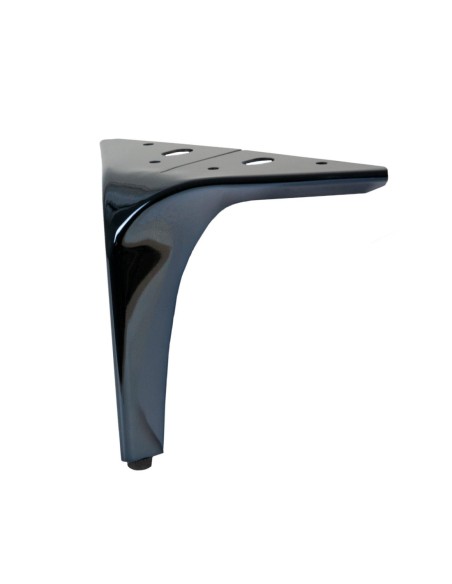 HEKO| Set of 4 Legs and 16 Screws | Black Nickel Finish | H.16 cm | Legs for Sofas and Armchairs