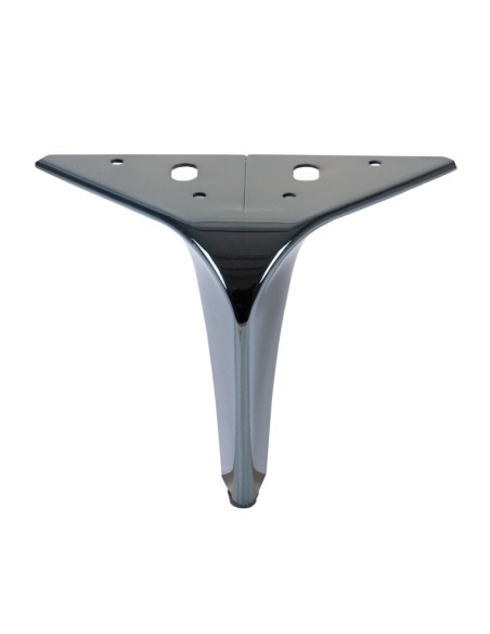 HEKO | SET da 4 Piedi e 16 viti | Nickel Nero | H. 13 | Piedini per divani e poltrone |