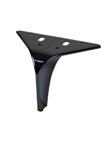 HEKO | SET da 4 Piedi e 16 viti | Nickel Nero | H. 13 | Piedini per divani e poltrone |