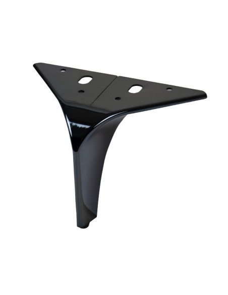 HEKO | SET da 4 Piedi e 16 viti | Nickel Nero | H. 13 | Piedini per divani e poltrone |