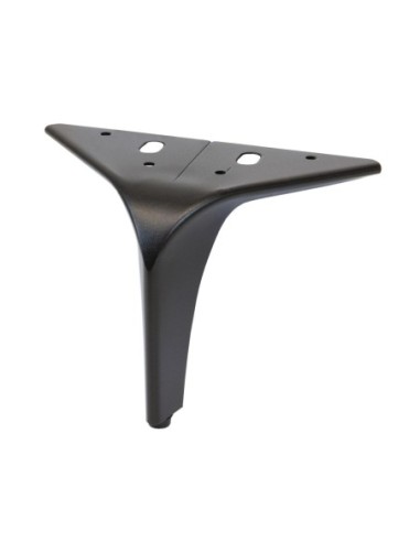 HEKO | SET da 4 Piedi e 16 viti | Nero Opaco | H. 13 | Piedini per divani e poltrone |