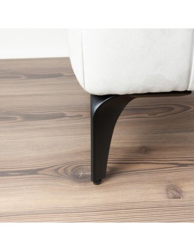 HEKO | SET da 4 Piedi e 16 viti | Nero Opaco | H. 16 | Piedini per divani e poltrone |