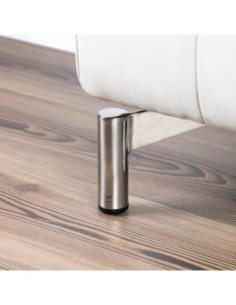 FRED 12 | SET da 4 Piedi | Cromo Lucido | H. 12 | Piedini per letto e divani | 2