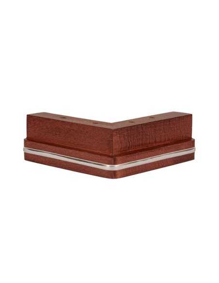 GENIUS JESOLO S557 | SET of 4 Wooden Legs | Cherry Color | H.5,5 L.15x15 | Sofas and Furniture Wooden Legs