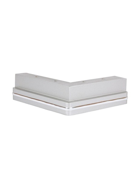 GENIUS JESOLO S557 | SET of 4 Wooden Legs | Silver Color | H.5,5 L.18x18 | Sofas and Furniture Wooden Legs