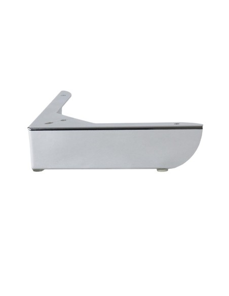 GROSSETO NEW | SET 4 Piedi e 16 viti | Cromo Lucido | H.5,5cm / 20X20 cm | Piedini per divani-poltrone |