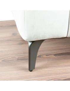 HEKO | SET da 4 Piedi e 16 viti | Marrone Scuro Opaco | H. 13 | Piedini per divani e poltrone | 2