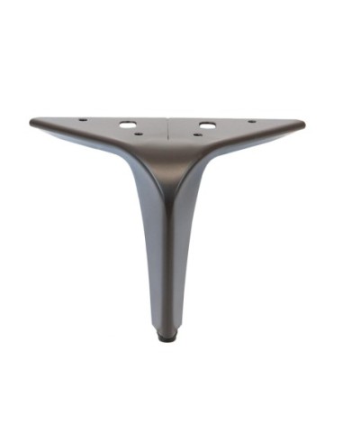 HEKO| Set of 4 Legs and 16 Screws | Matt Dark Brown Finish | H.13 cm | Legs for Sofas and Armchairs