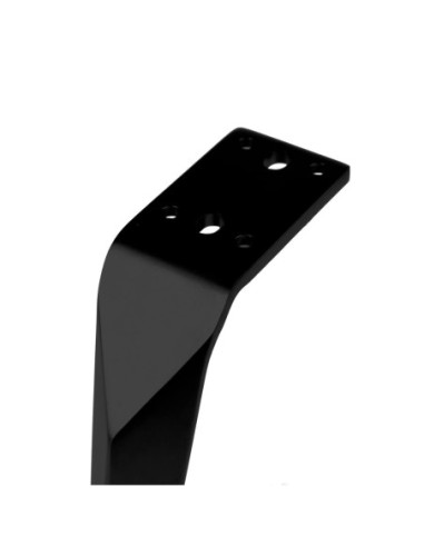 ROBIN | SET 4 Piedi e 16 viti | Nero Opaco | H.15 cm | Piedini per divani-poltrone |