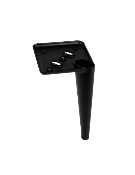 AGO 17 | SET da 4 Piedi e 16 viti | Nero Opaco | H.17 | Piedini per divani-poltrone |