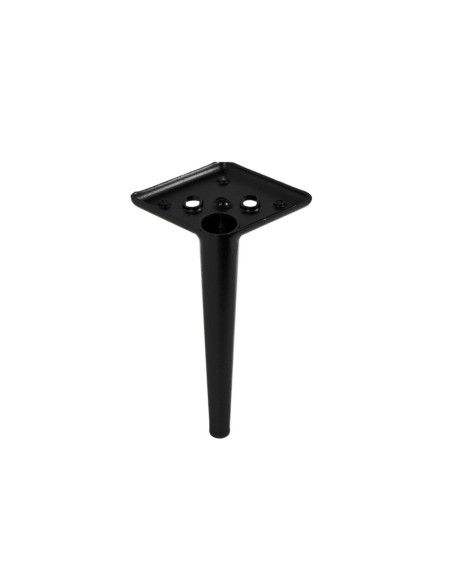 AGO 17 | SET da 4 Piedi e 16 viti | Nero Opaco | H.17 | Piedini per divani-poltrone |