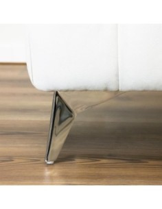 STARDUST | Set of 4 Legs and 16 Screws | Chrome Finish | H.10 cm | Legs for Sofas and Armchairs 2