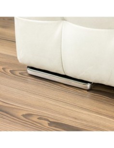 R3 S435 DRITTO | SET 4 Piedi in Legno | Wenghè | H.3 - L.14 cm | Gambe in Legno per divani e mobili 2